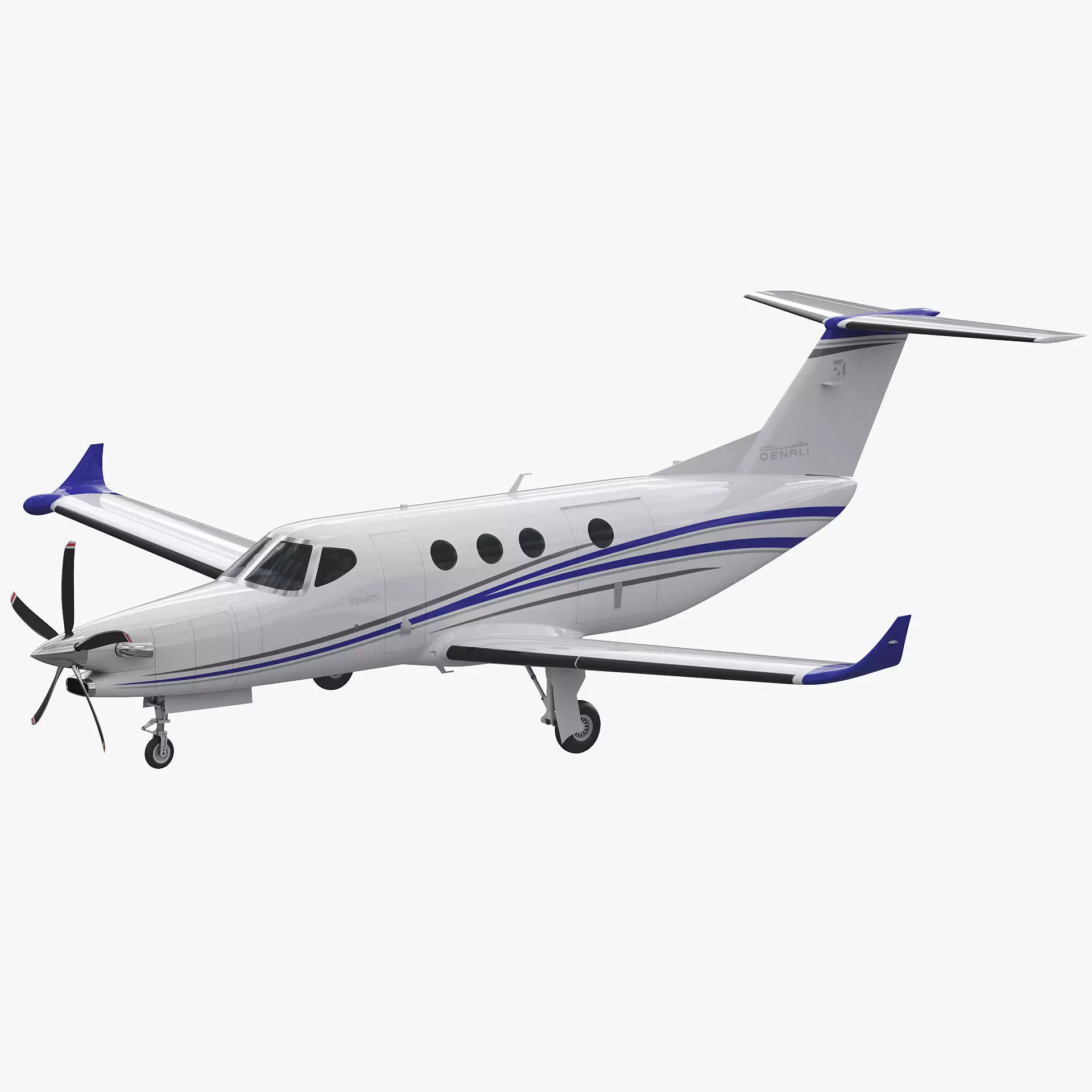 Beechcraft Denali 3D model_0