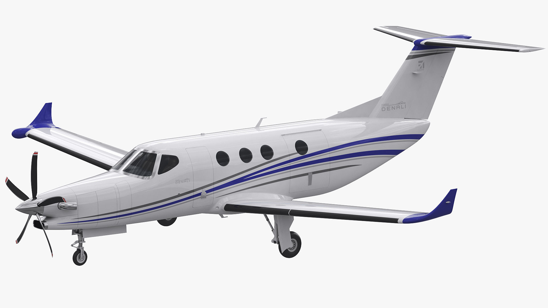 Beechcraft Denali 3D model_2
