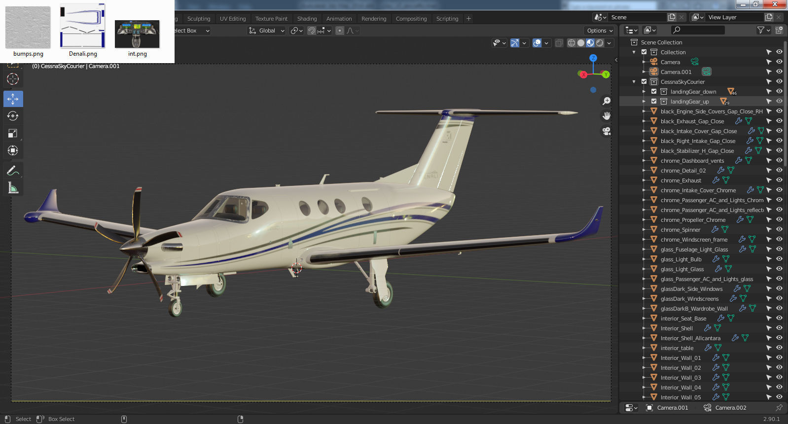 Beechcraft Denali 3D model_30