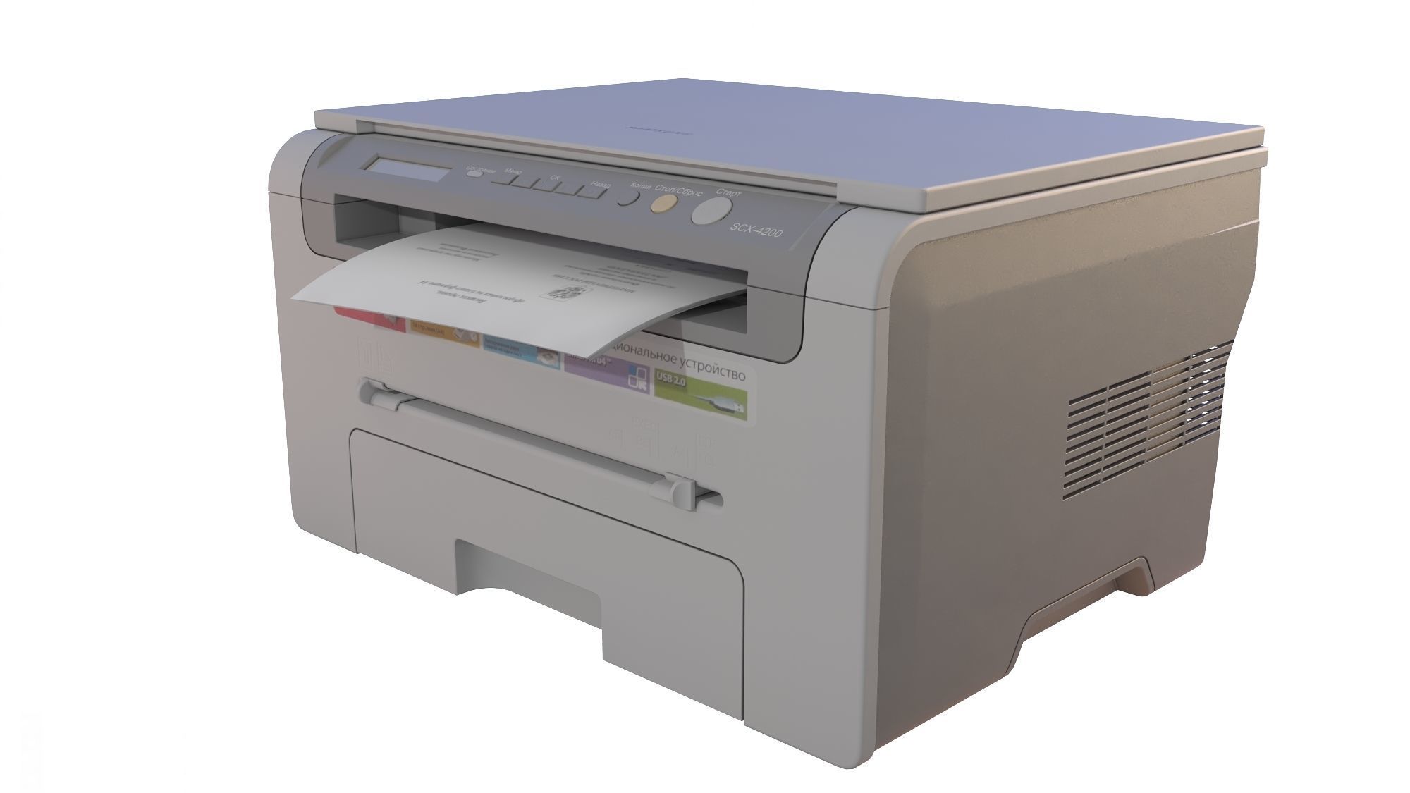 Two Printers 3D model_4