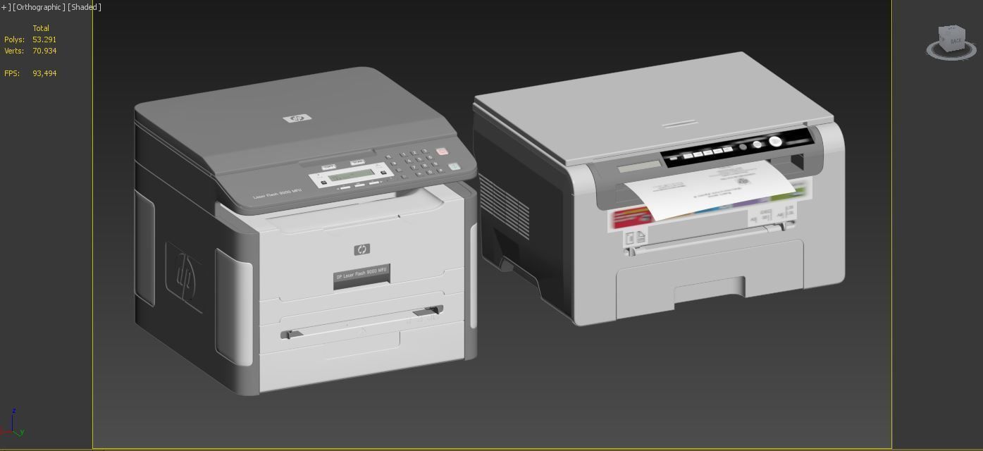 Two Printers 3D model_5