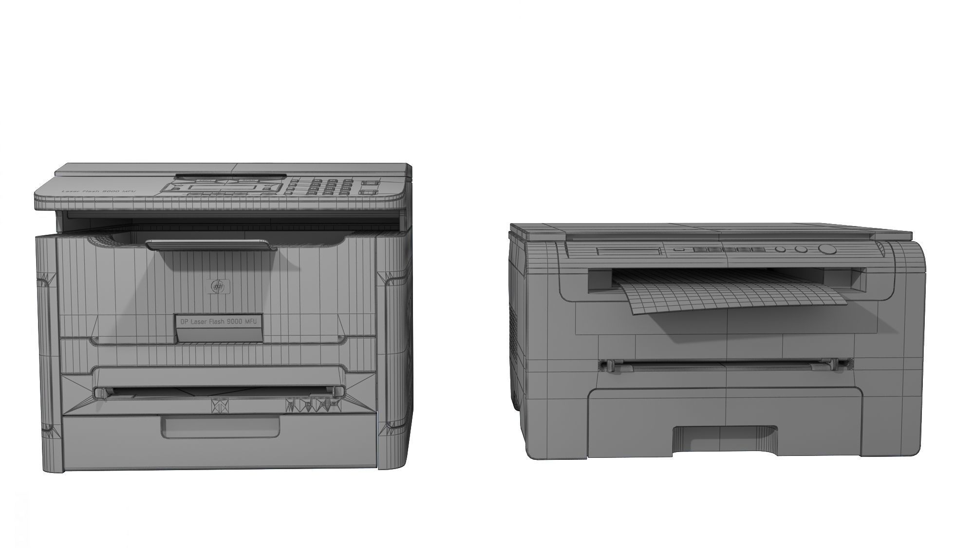 Two Printers 3D model_6