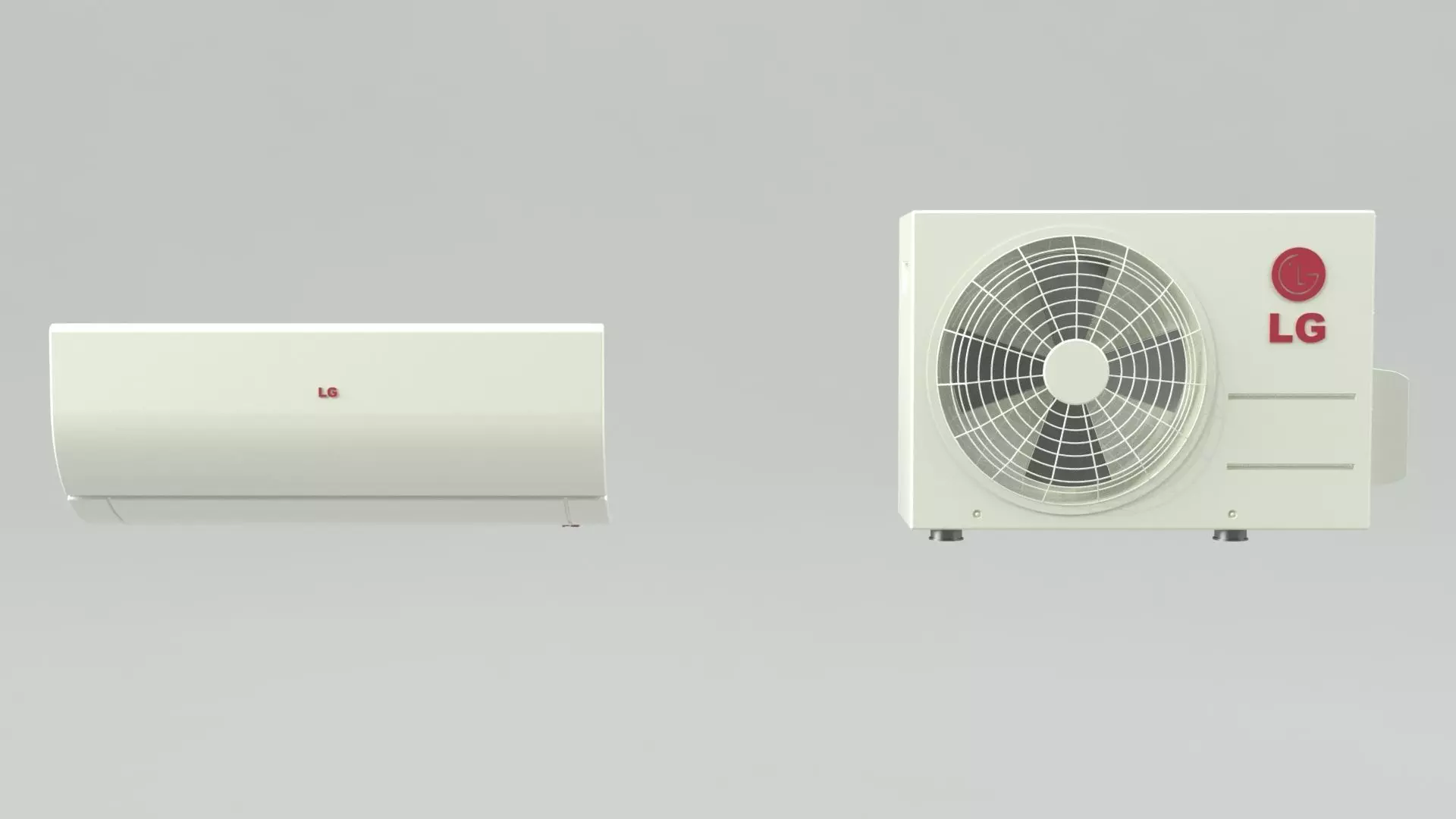 Aircon Split Type A1 3D model_0
