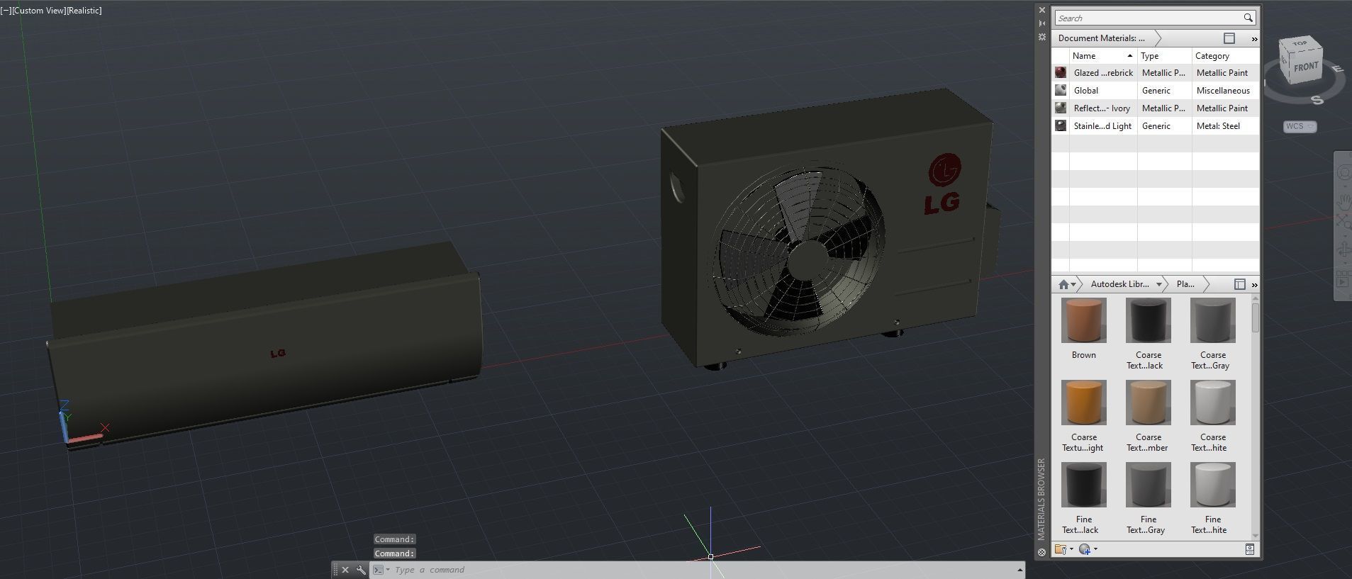 Aircon Split Type A1 3D model_10