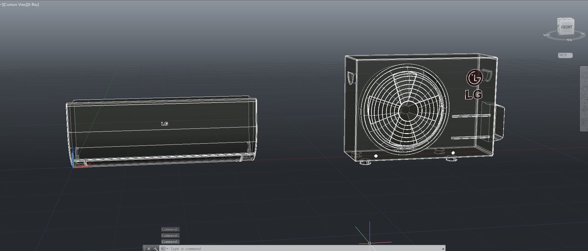 Aircon Split Type A1 3D model_12