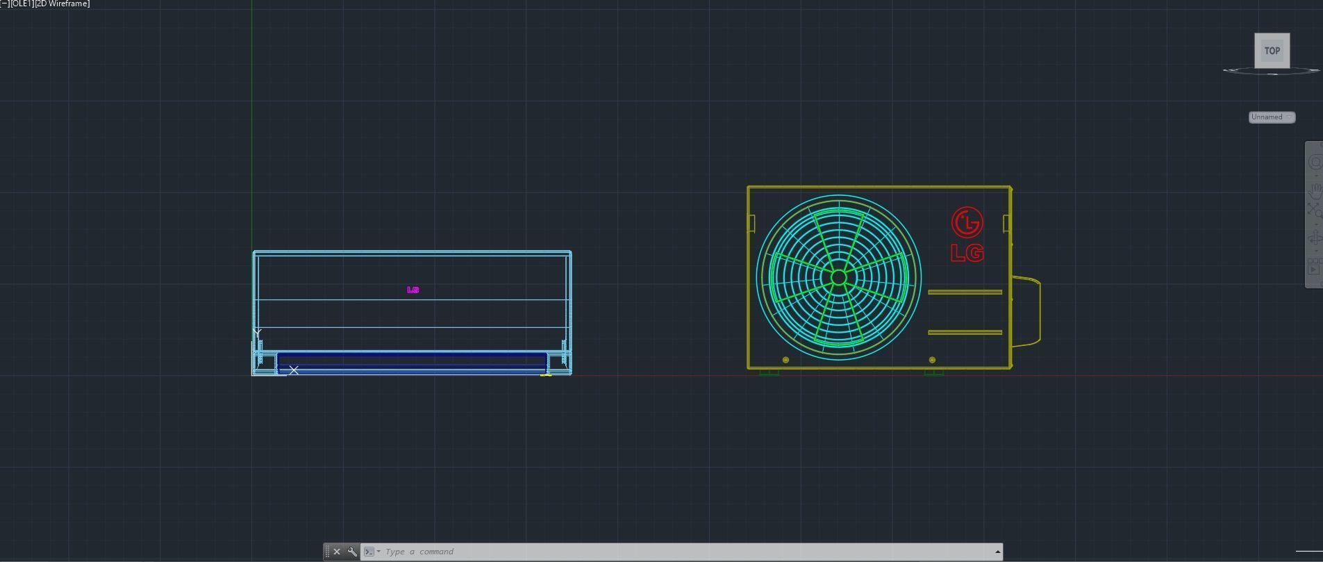 Aircon Split Type A1 3D model_16