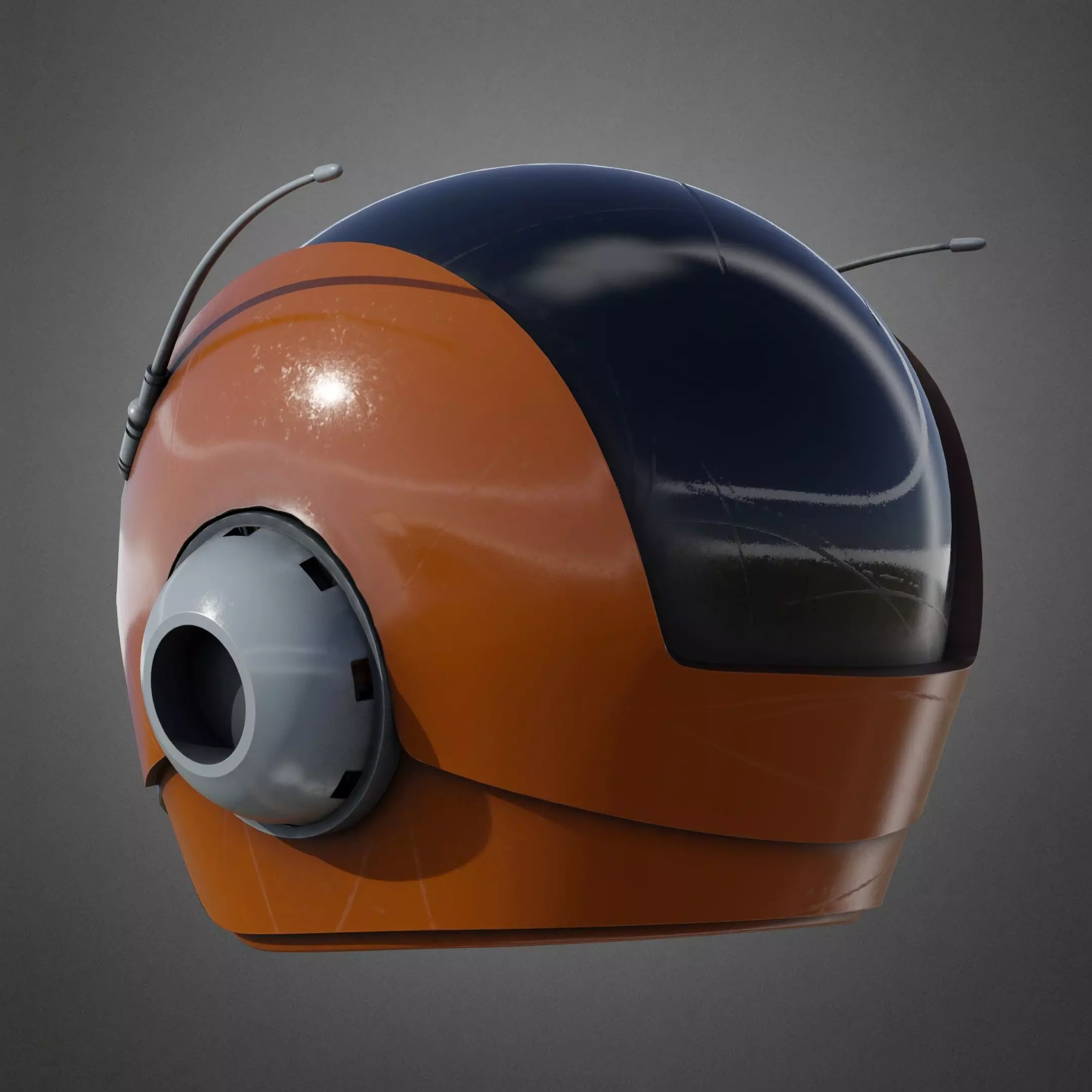Great Saiyaman Helmet for Cosplay 3D print model_5