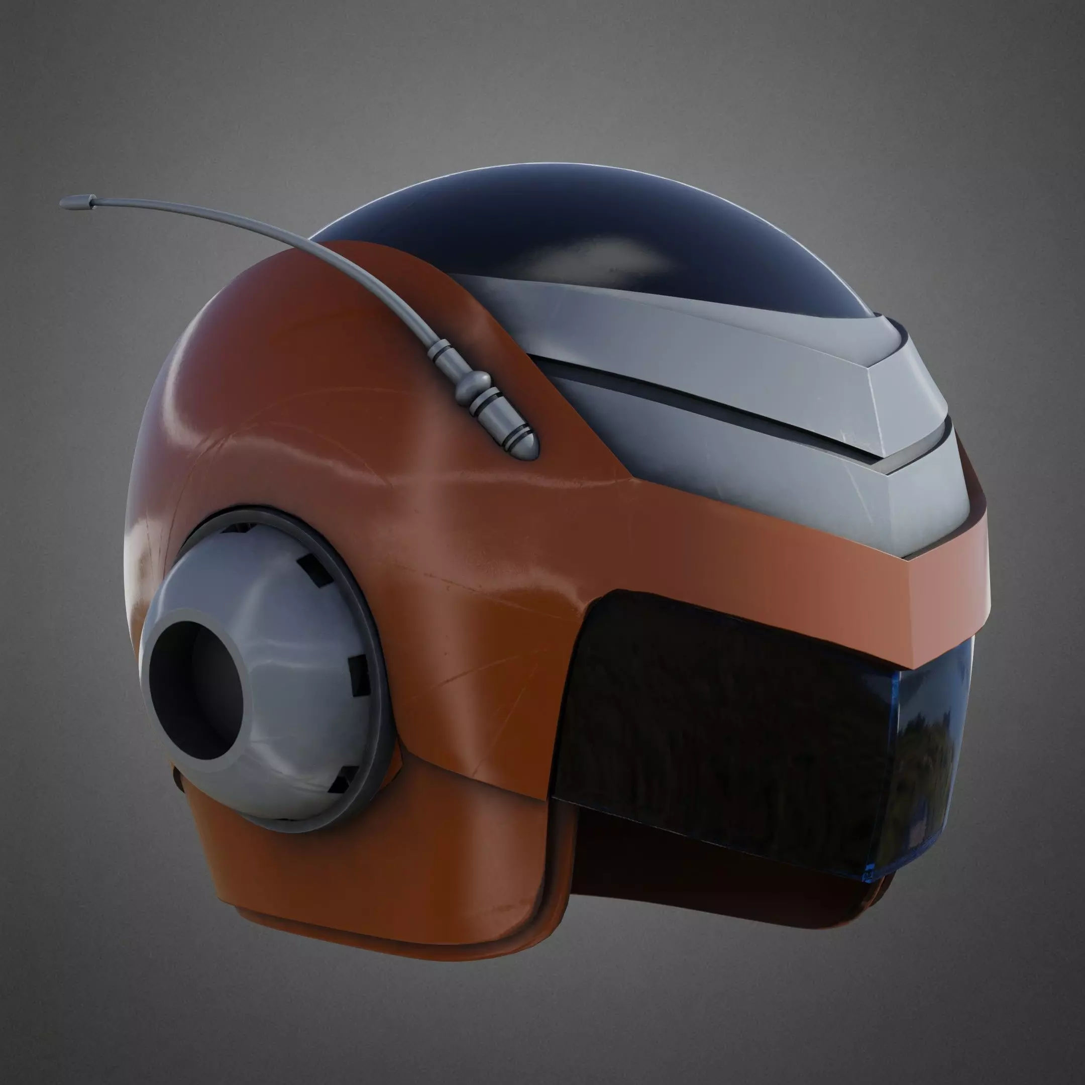 Great Saiyaman Helmet for Cosplay 3D print model_9