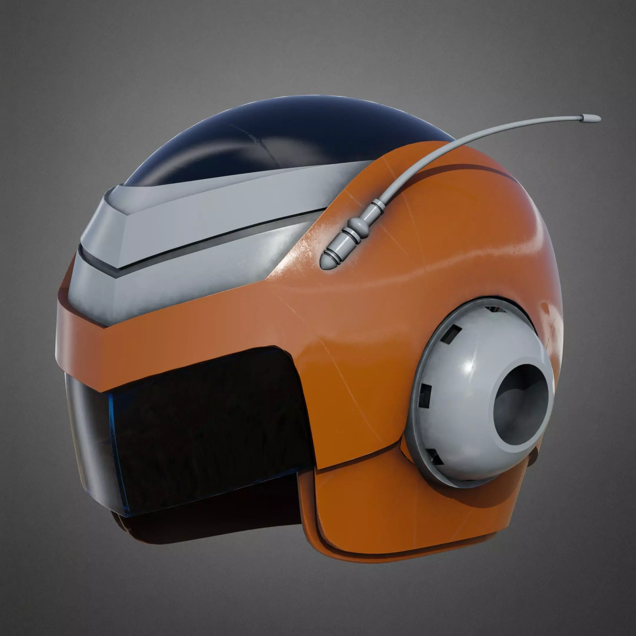 Great Saiyaman Helmet for Cosplay 3D print model_3
