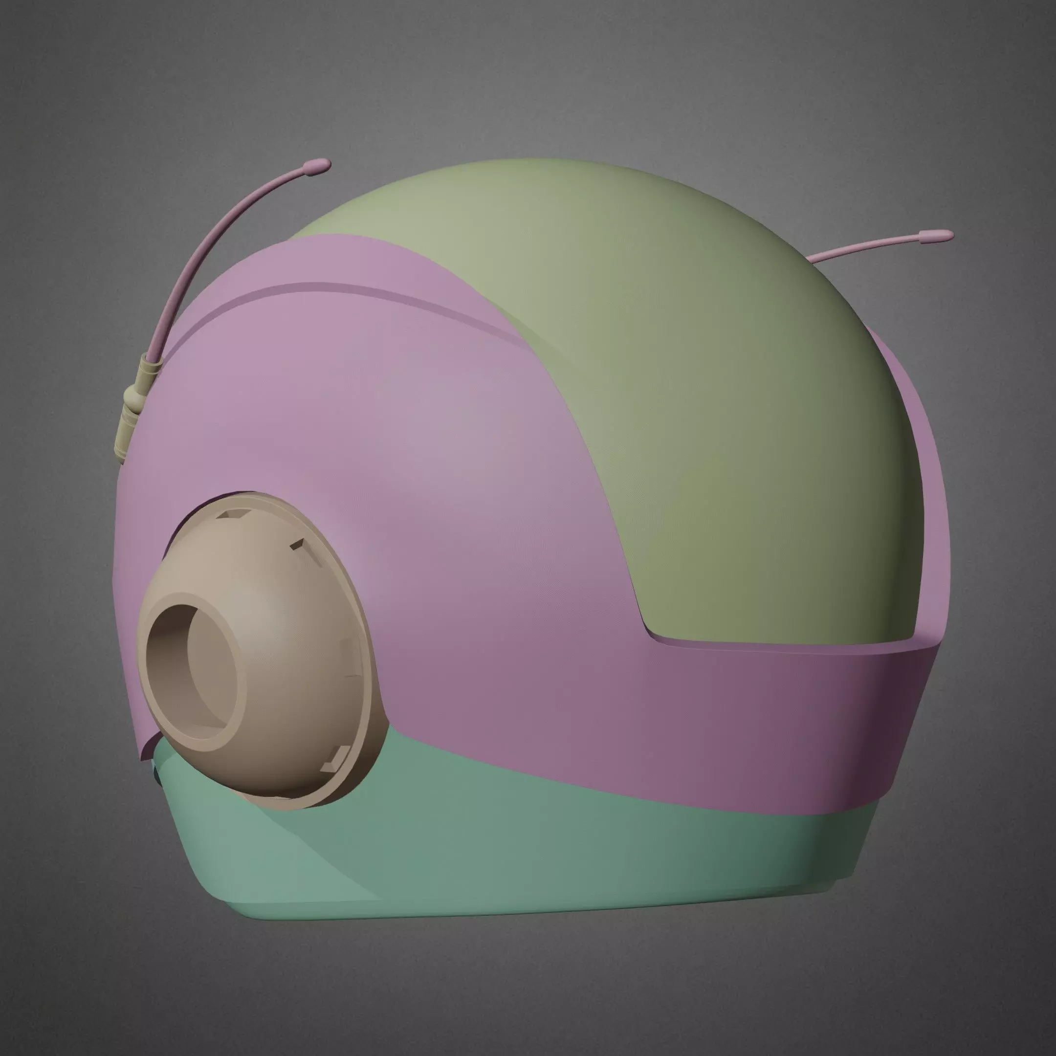 Great Saiyaman Helmet for Cosplay 3D print model_20