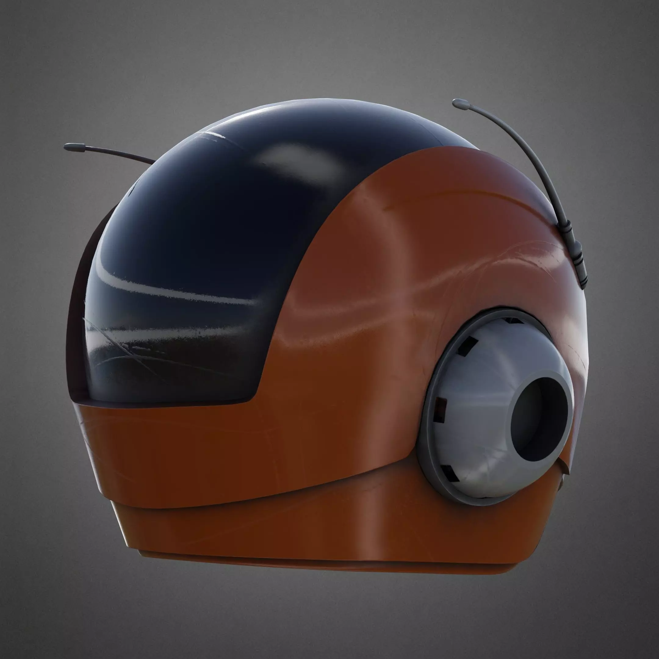Great Saiyaman Helmet for Cosplay 3D print model_7