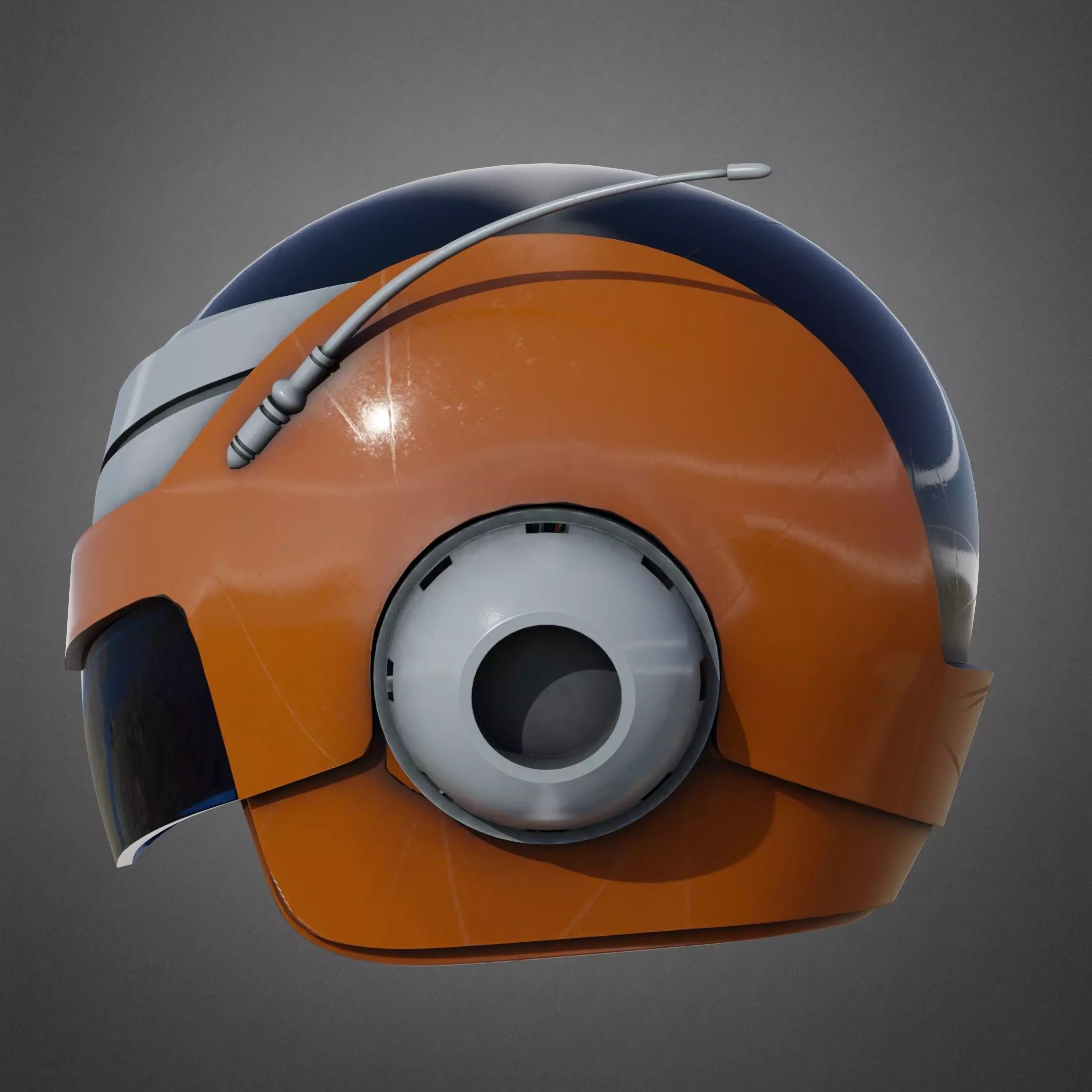 Great Saiyaman Helmet for Cosplay 3D print model_4