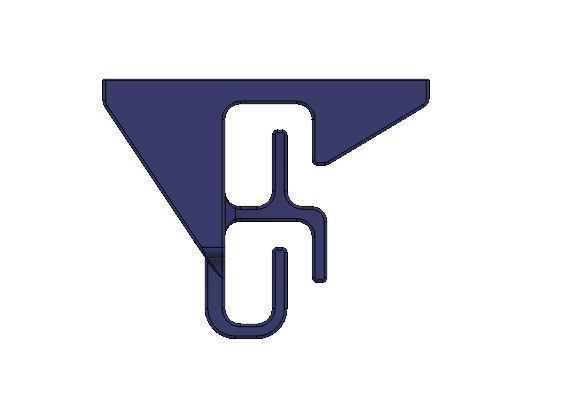 Cable Management Brackets 3D print model_6