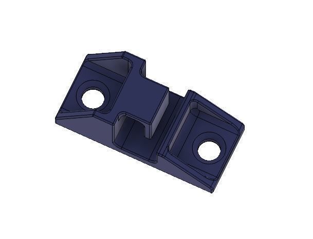 Cable Management Brackets 3D print model_8