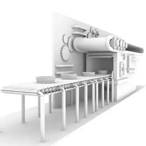 Conveyor belt 3D model