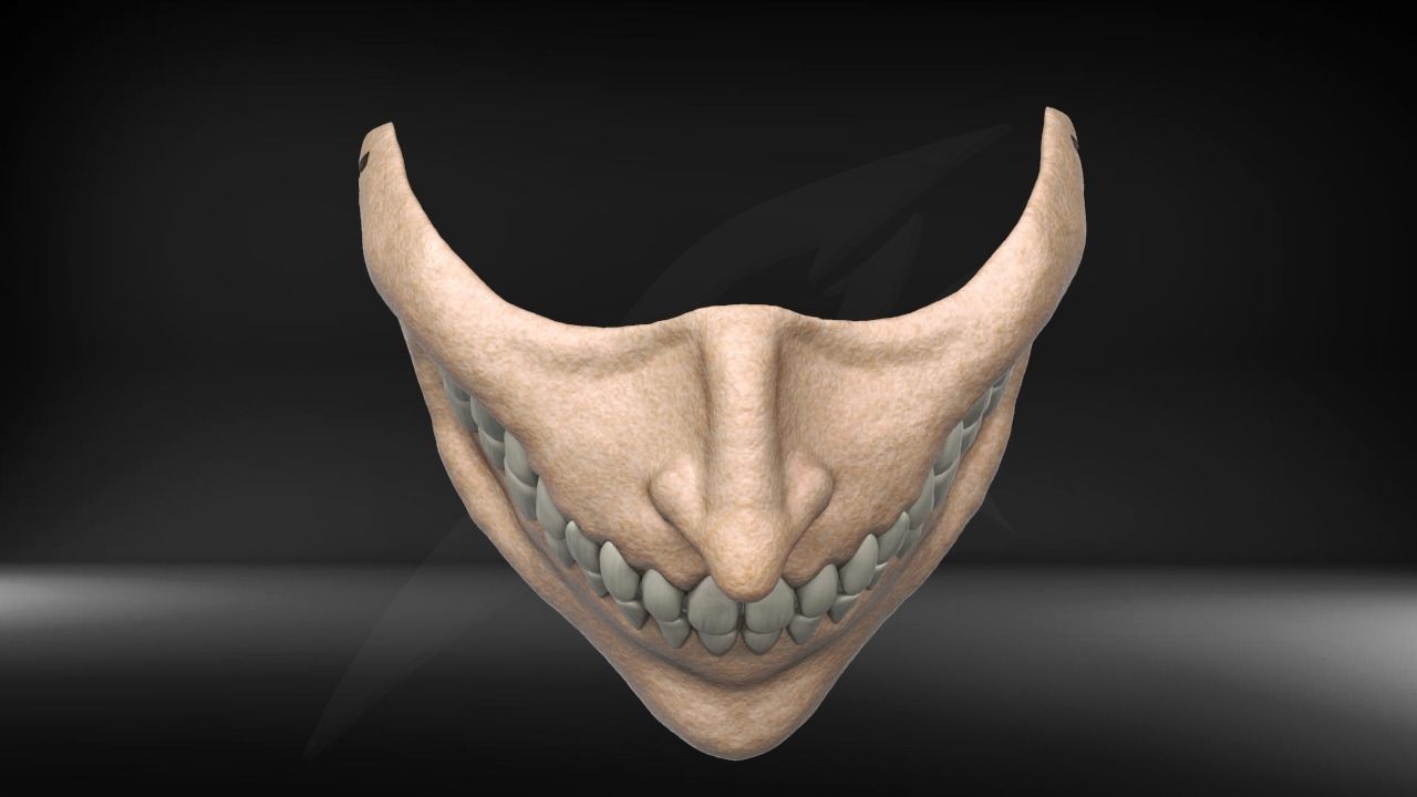 Attacker Mask 3D print model_3