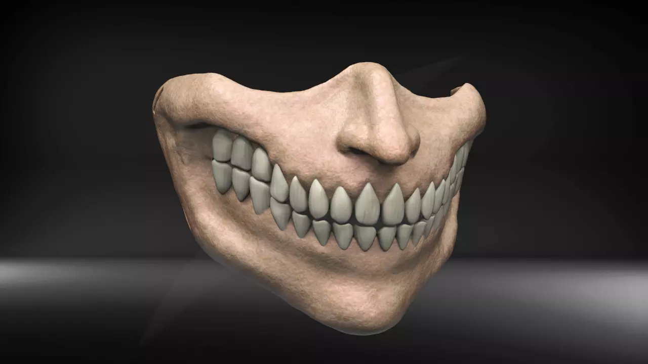 Attacker Mask 3D print model_0