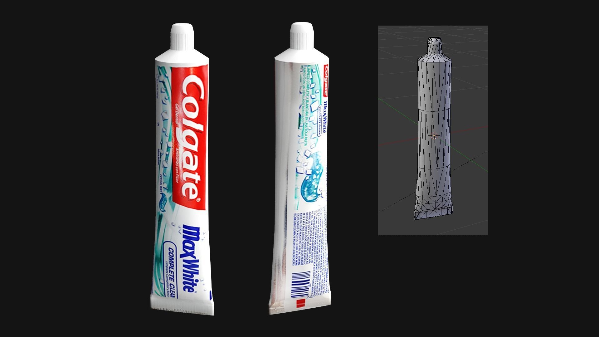 Astronaut Hygiene Kit Low Poly Low-poly 3D model_6