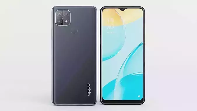 oppo A15 3D model