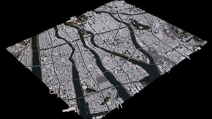 Hiroshima - Japan 3D model