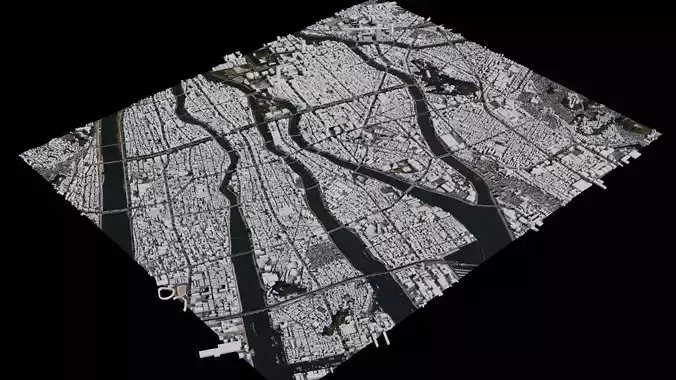 Hiroshima - Japan 3D model