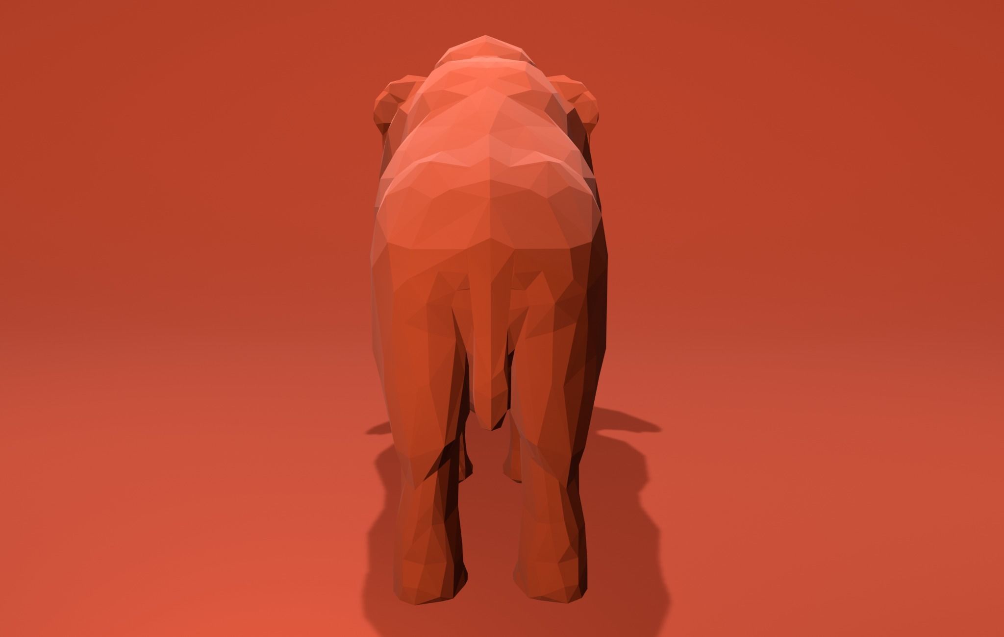 Mammouth Cartoon 3D print model_7