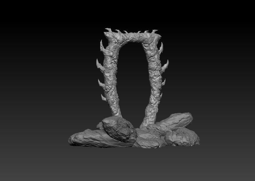 Oblivion Gate 3D print model_11