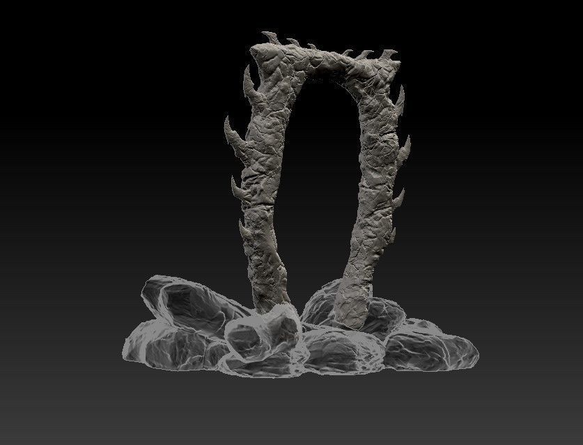 Oblivion Gate 3D print model_15