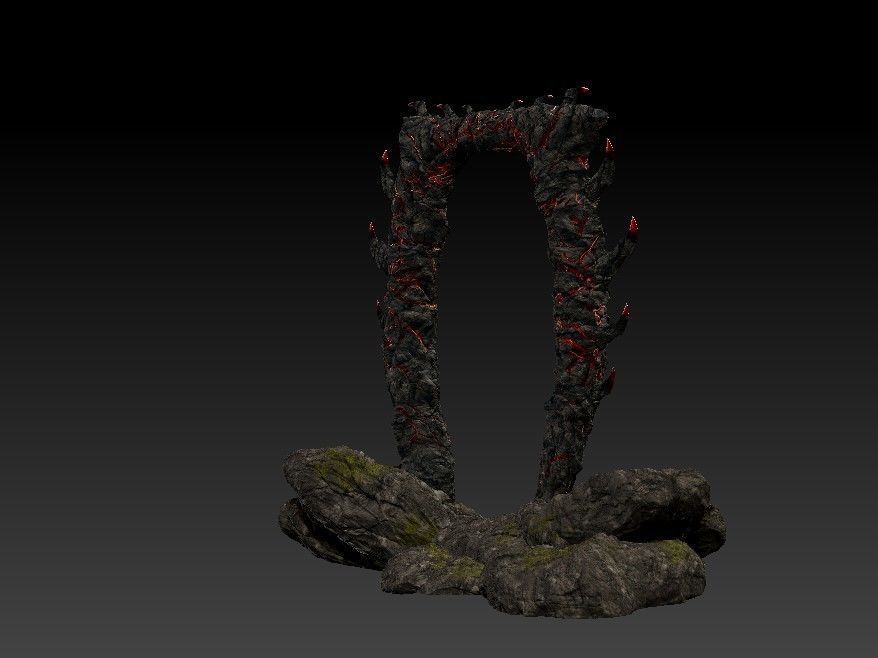 Oblivion Gate 3D print model_31