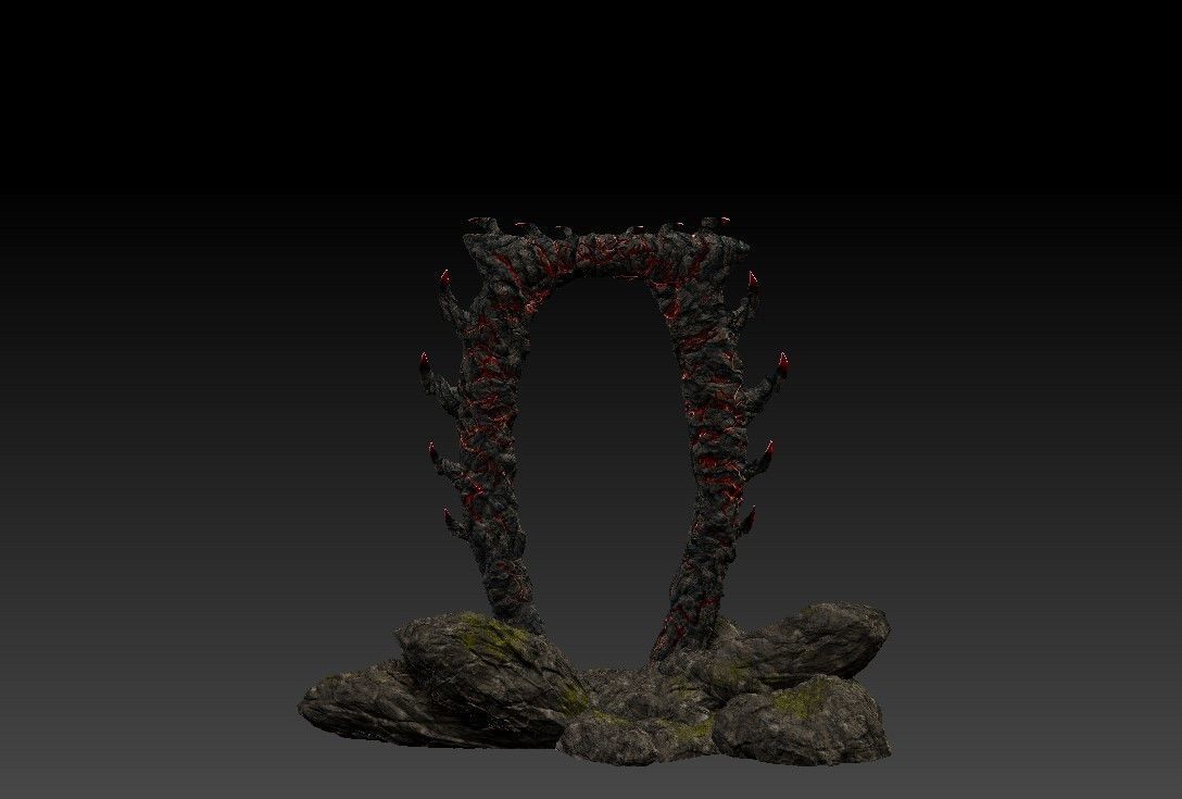 Oblivion Gate 3D print model_13