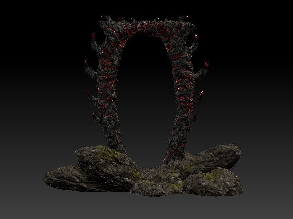 Oblivion Gate 3D print model_3