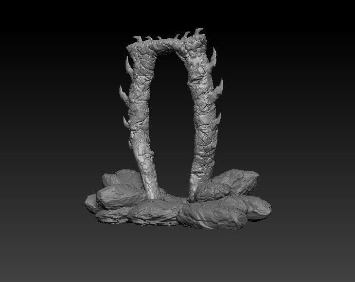 Oblivion Gate 3D print model_42
