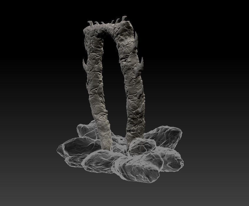 Oblivion Gate 3D print model_14