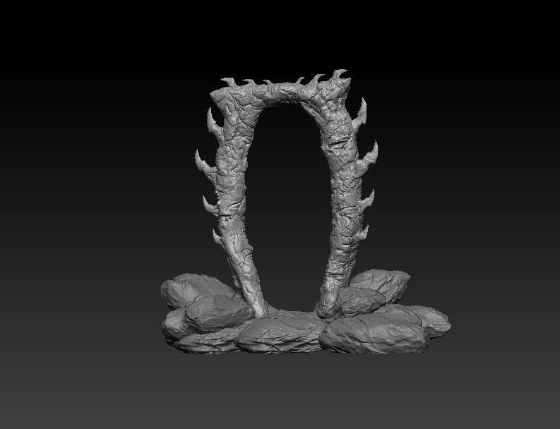 Oblivion Gate 3D print model_44