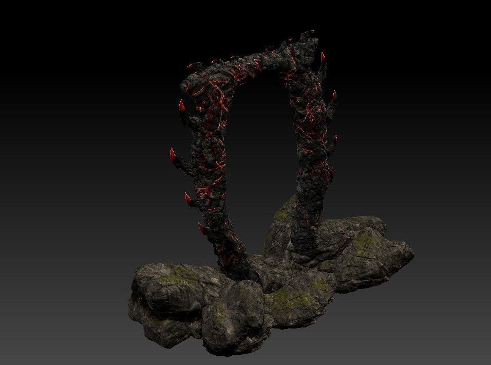 Oblivion Gate 3D print model_7