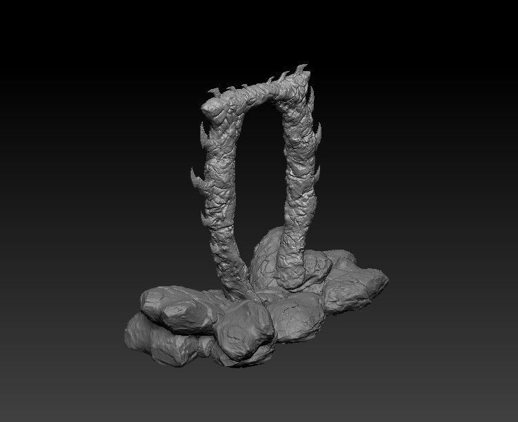 Oblivion Gate 3D print model_49