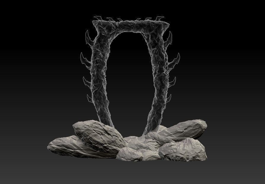 Oblivion Gate 3D print model_18