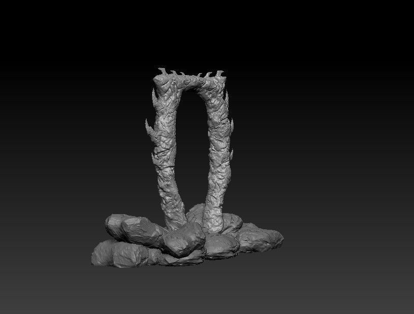 Oblivion Gate 3D print model_47