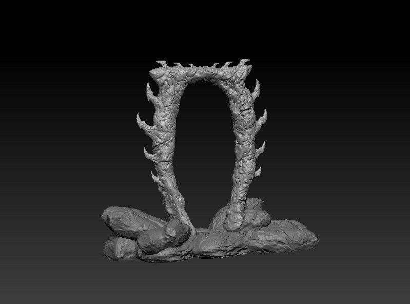 Oblivion Gate 3D print model_45