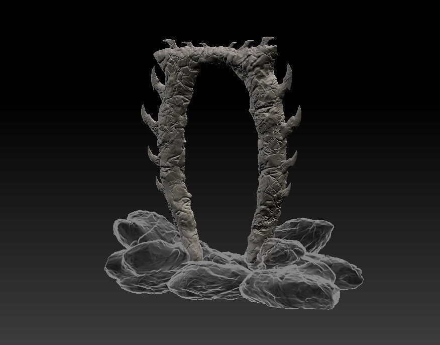 Oblivion Gate 3D print model_9