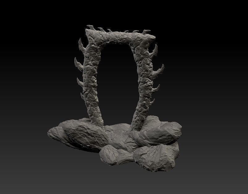 Oblivion Gate 3D print model_30