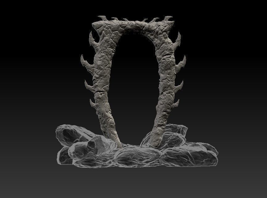 Oblivion Gate 3D print model_12