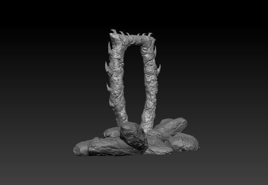 Oblivion Gate 3D print model_22