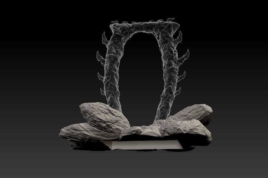 Oblivion Gate 3D print model_21