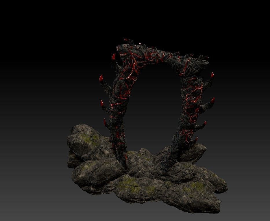 Oblivion Gate 3D print model_36