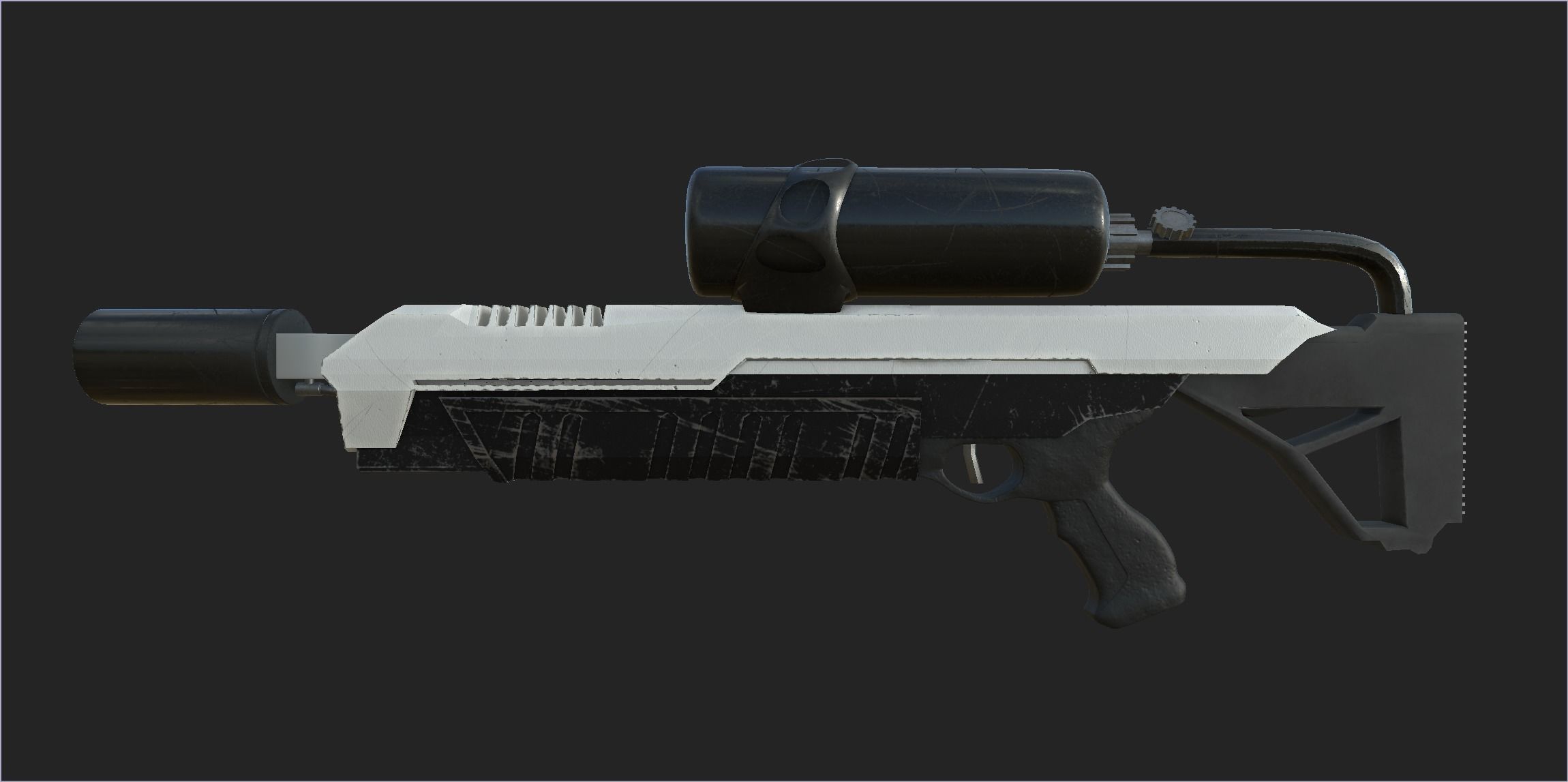 The Boring Company - Not a Flamethrower PBR 2K Textures Low-poly 3D model_13