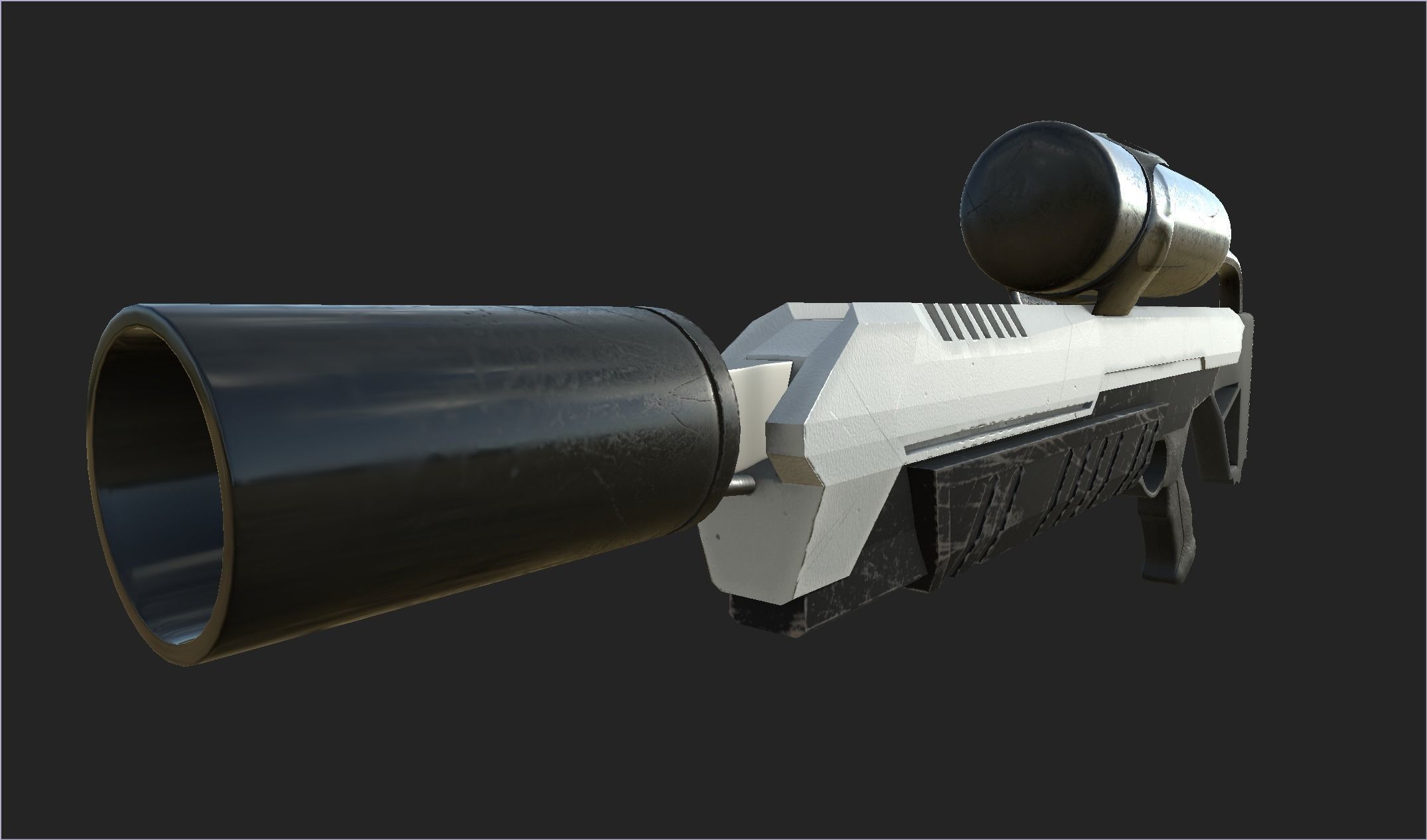 The Boring Company - Not a Flamethrower PBR 2K Textures Low-poly 3D model_12