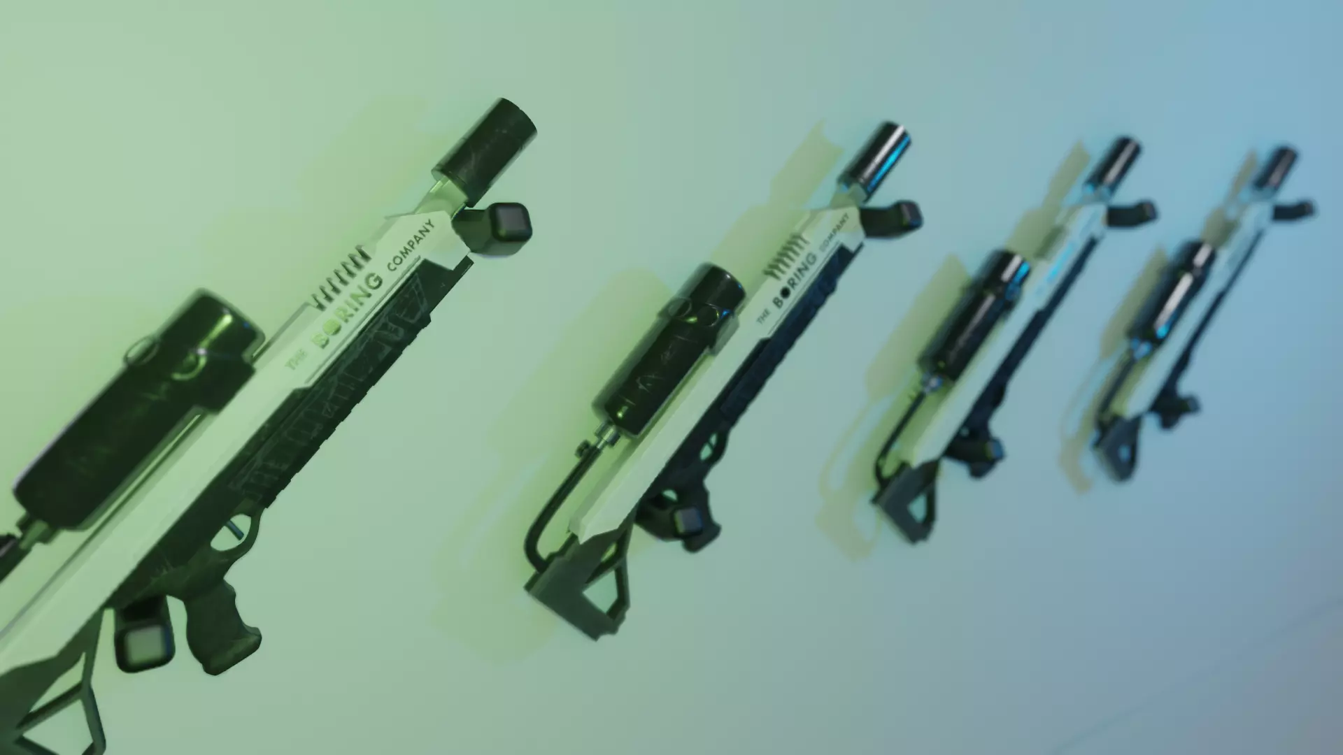 The Boring Company - Not a Flamethrower PBR 2K Textures Low-poly 3D model_0