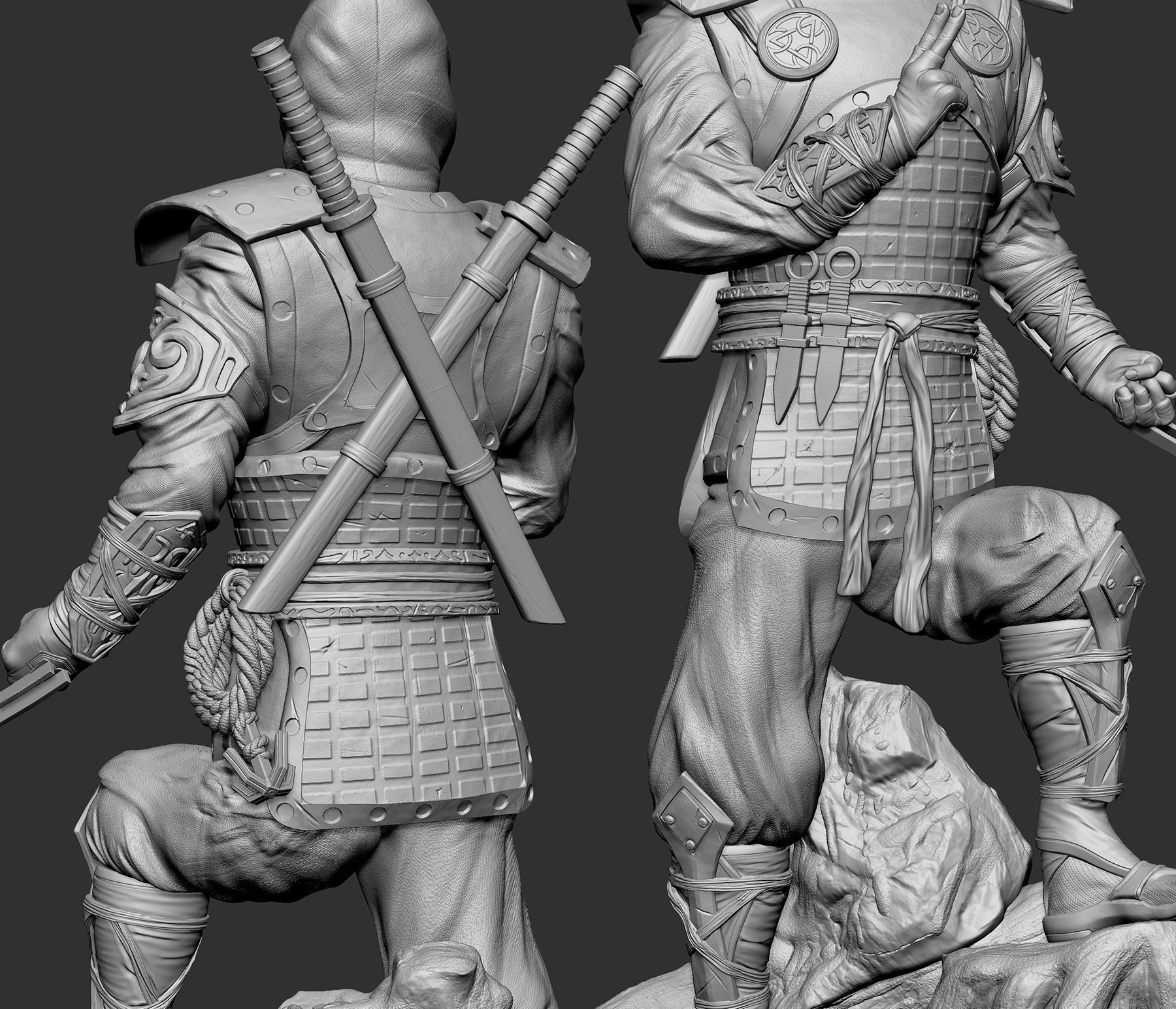 Mortal Kombat Ninja Sub Zero 3D print model_5