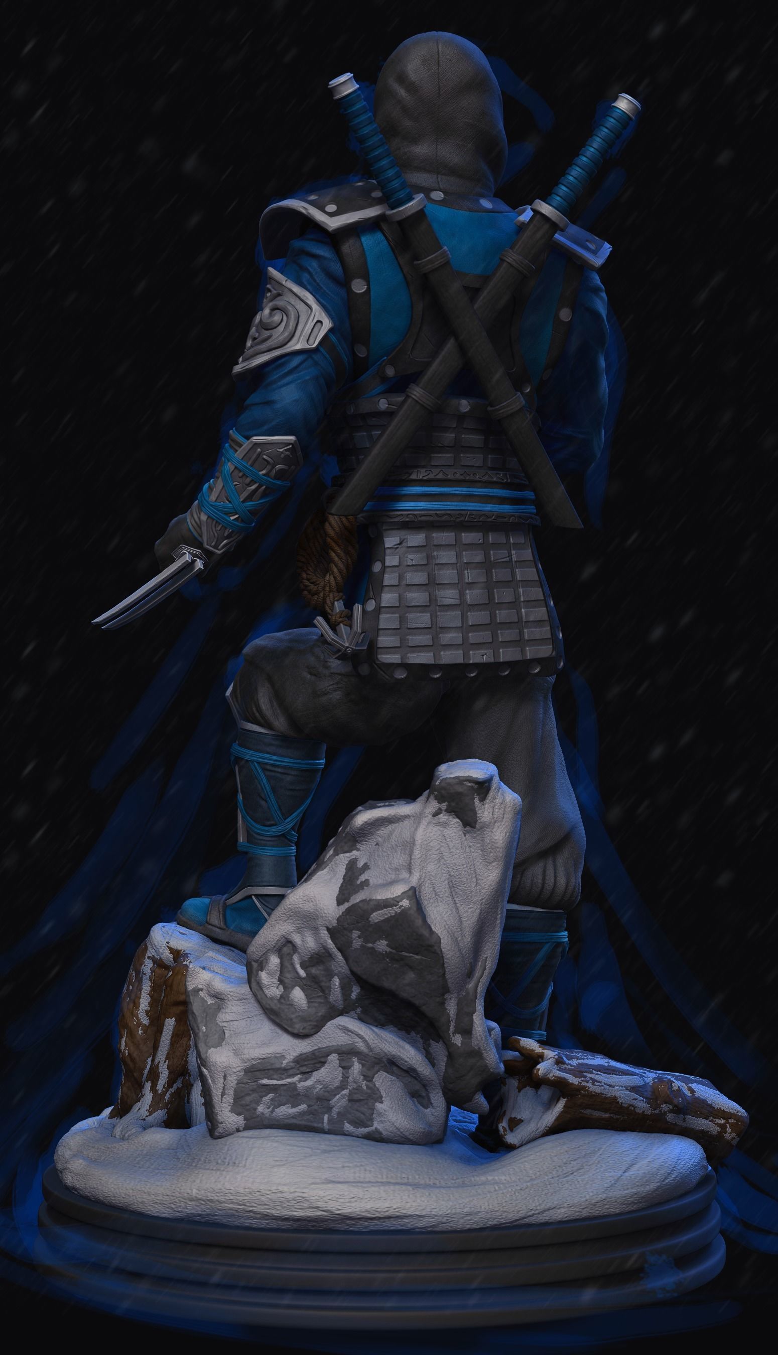 Mortal Kombat Ninja Sub Zero 3D print model_1